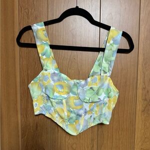 Cider Multicolor Floral Top